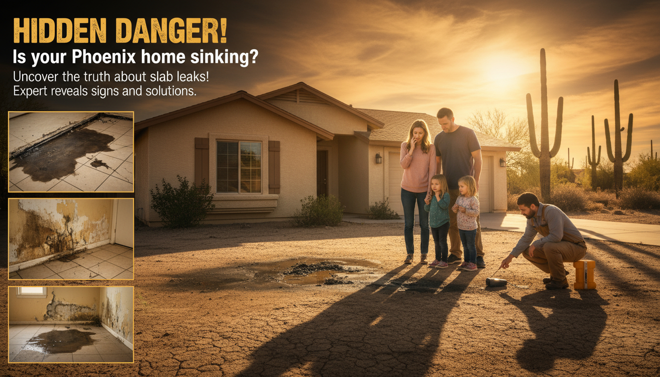 Slab Leaks Explained_ Causes, Signs, and Repair Options in Phoenix, Arizona Slab Leaks Explained_ Causes, Signs, and Repair Options in Phoenix, Arizona