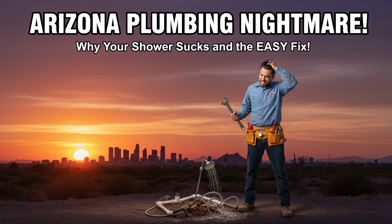 Why Your Shower Has Low Pressure (and How to Fix It) in Phoenix, Arizona Why Your Shower Has Low Pressure (and How to Fix It) in Phoenix, Arizona