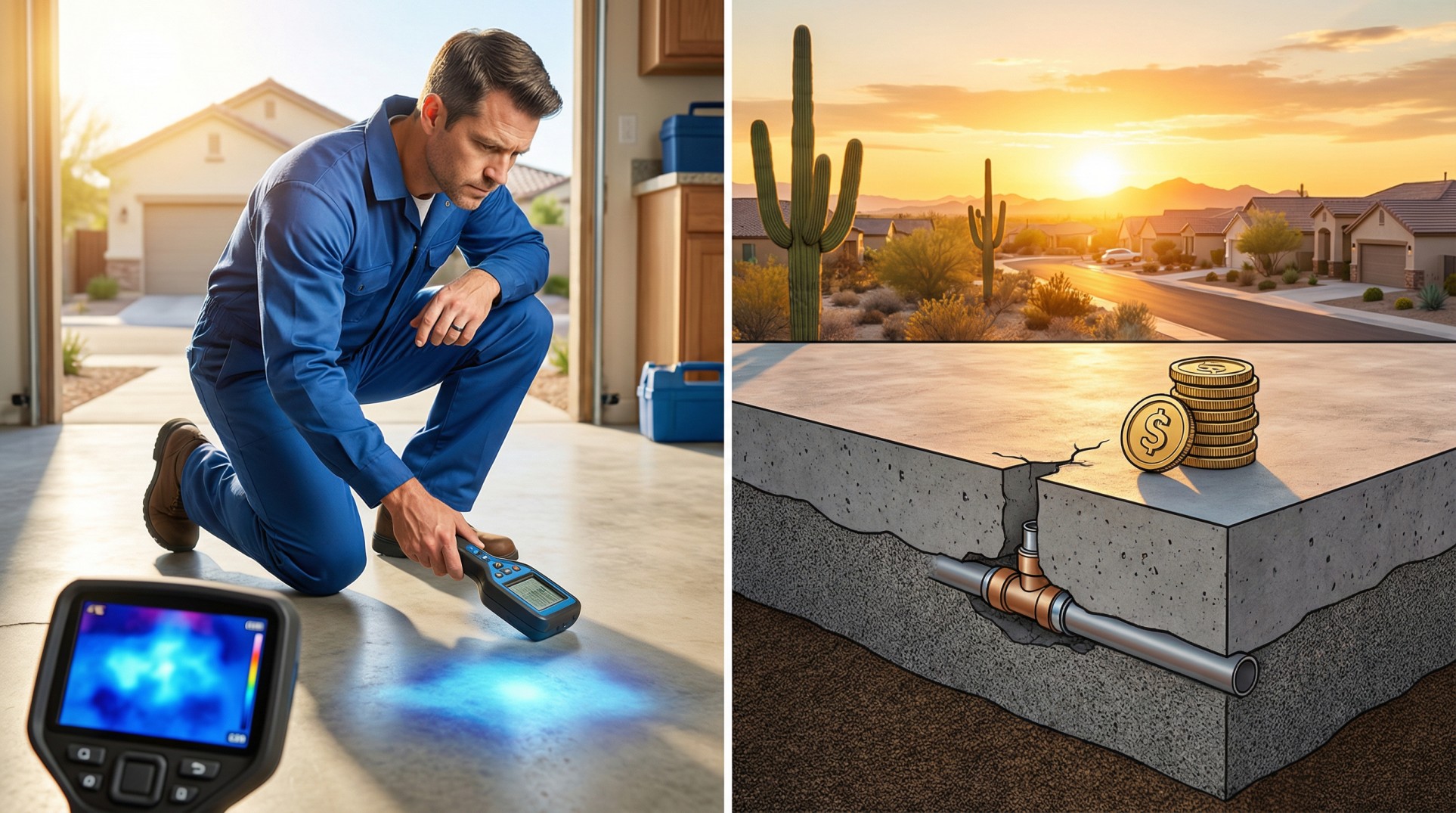 Surprise Arizona Slab Leak Detection Save Thousands with Early Action