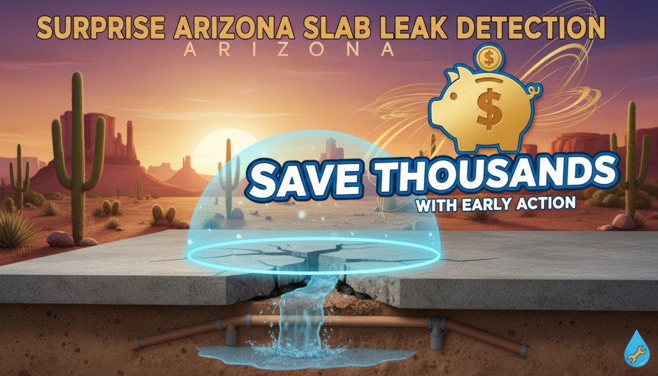 Surprise Arizona Slab Leak Detection: Save Thousands with Early Action
