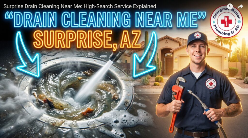 Surprise Drain Cleaning Near Me High-Search Service Explained