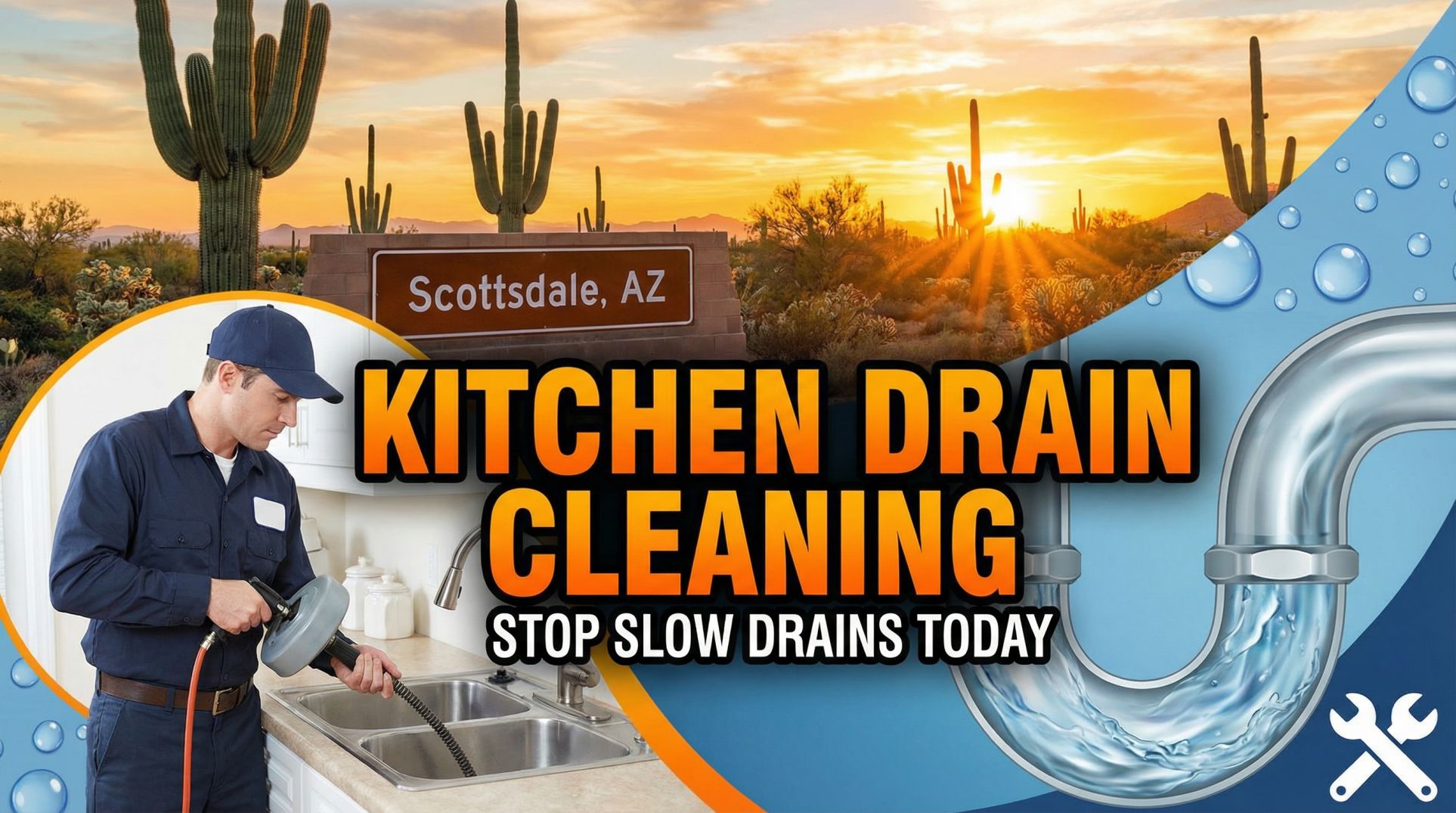 Scottsdale Kitchen Drain Cleaning: Stop Slow Drains Today