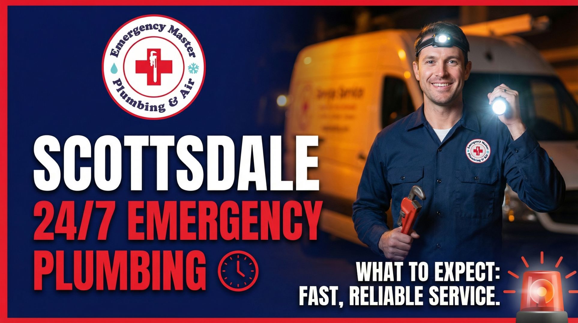 Scottsdale 24/7 Plumbing Service: What to Expect from Emergency Techs
