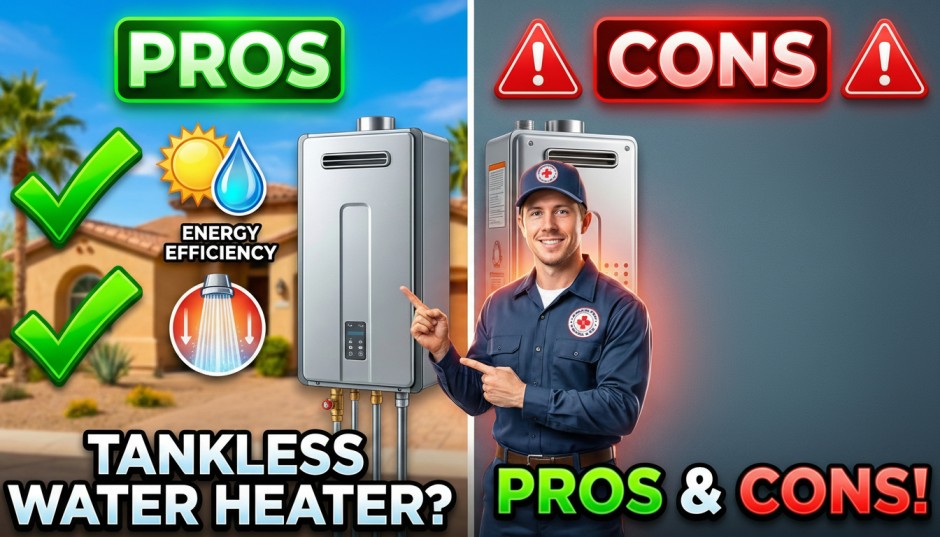 Scottsdale Tankless Water Heater Installation Pros & Cons