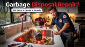 Surprise Garbage Disposal Repair Fix Jams, Leaks & Smells