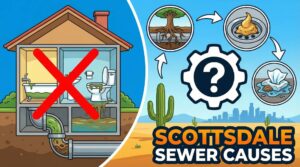 Scottsdale Sewer Backup Repair: What Causes It?