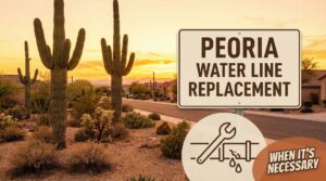 Peoria Water Line Replacement When It’s Necessary