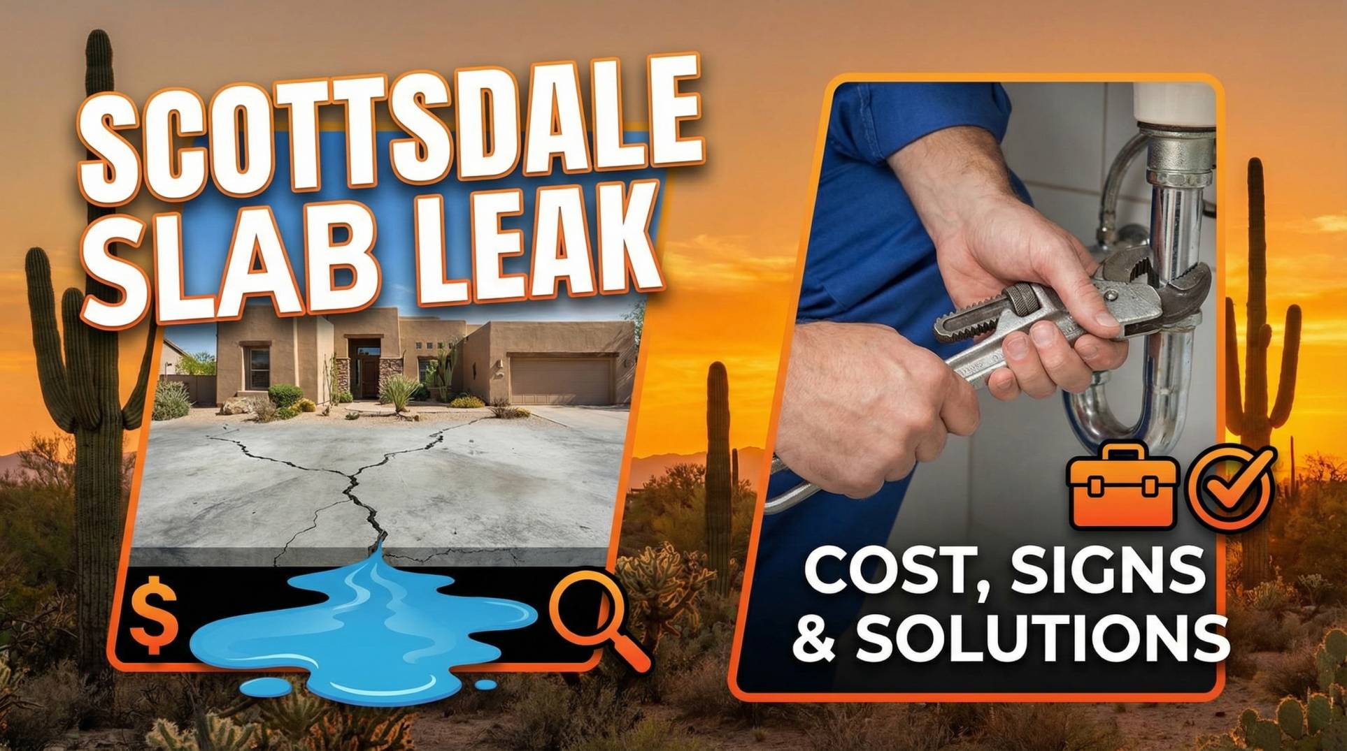 Scottsdale Slab Leak Repair Cost, Signs & Solutions