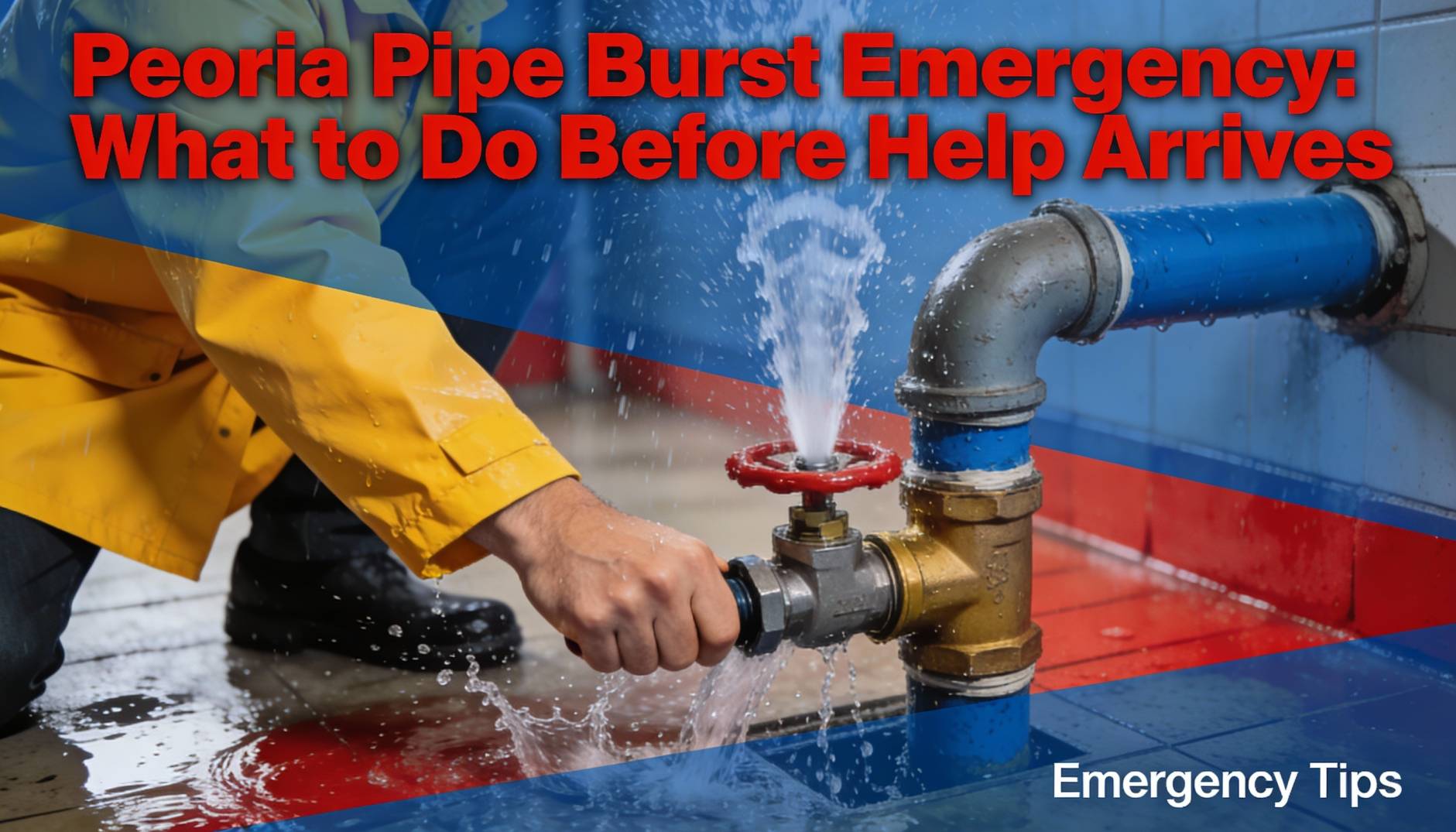 Peoria Pipe Burst Emergency: What to Do Before Help Arrives