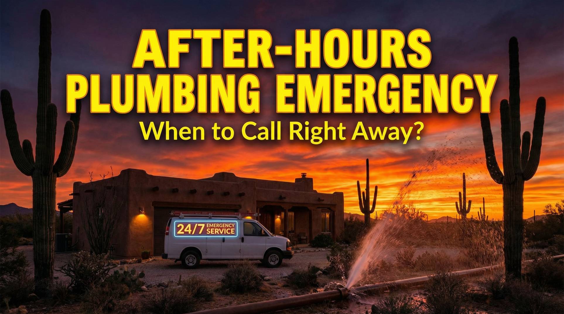 After-Hours Plumbing Emergency When Should You Call Right Away