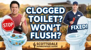 Clogged Toilet That Won't Flush – Scottsdale Homeowner Guide