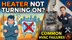 Heater Not Turning On in Phoenix – Common HVAC Failures