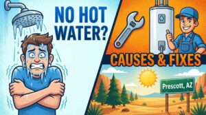 No Hot Water in Prescott AZ? Here's What's Wrong and How to Fix It