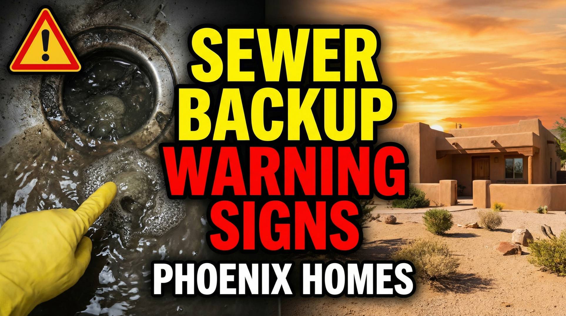 Sewer Backup Warning Signs Every Phoenix Homeowner Should Know
