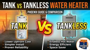 Tank vs Tankless Water Heater – Phoenix Guide