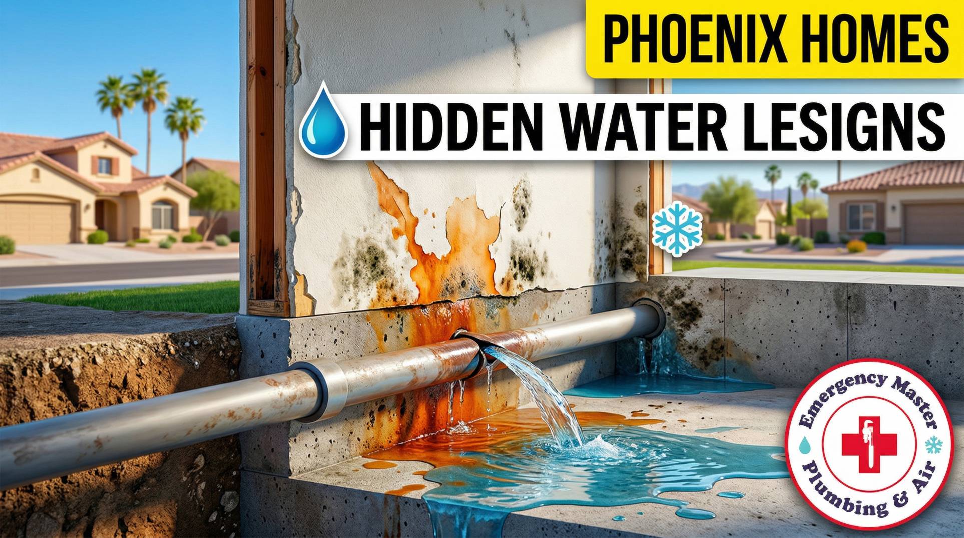 Hidden Water Leak Signs in Phoenix Homes